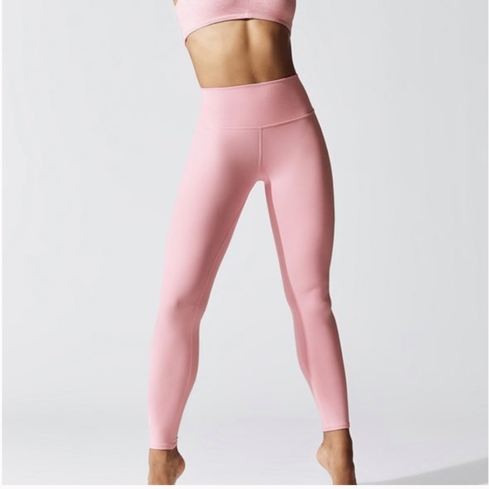 Alo Yoga high waist airbrush legging in Flamingo